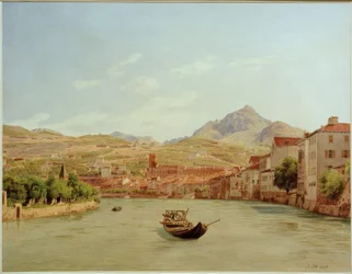 Trient von der Etschbrücke